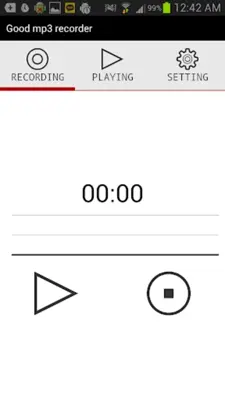 Good mp3 recorder android App screenshot 3